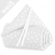 Maxi-Boxspring fejvédő - barna fehér csillagokkal Maxi-Boxspring fejvédő - barna fehér csillagokkal